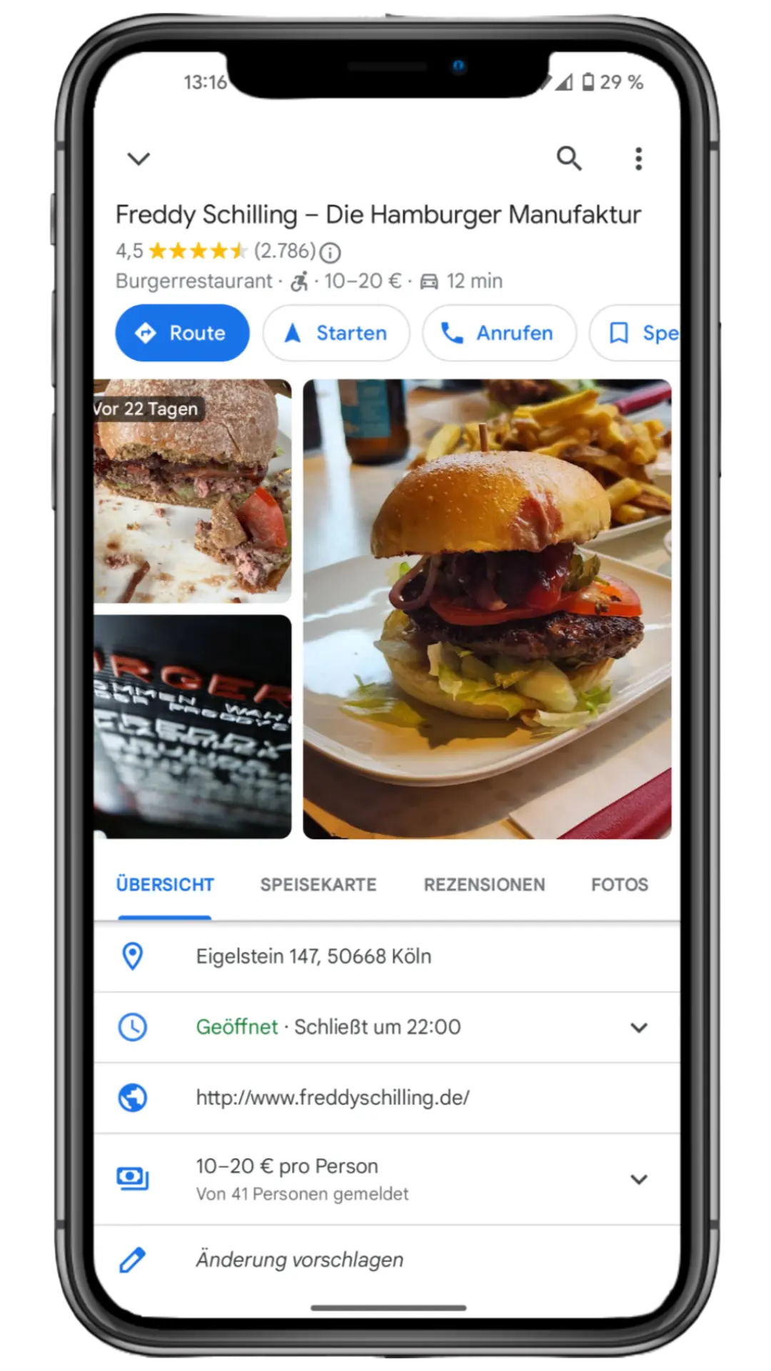 Google-Maps-Preview-Business-Burger-Restaurant-Koeln-1